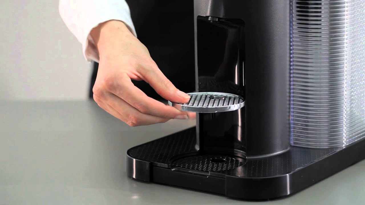 how to run hot water through nespresso vertuoline