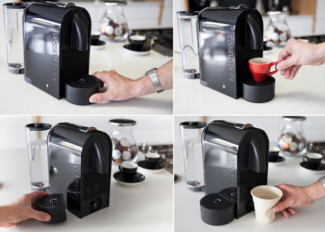 Making Coffee With Nespresso Machine