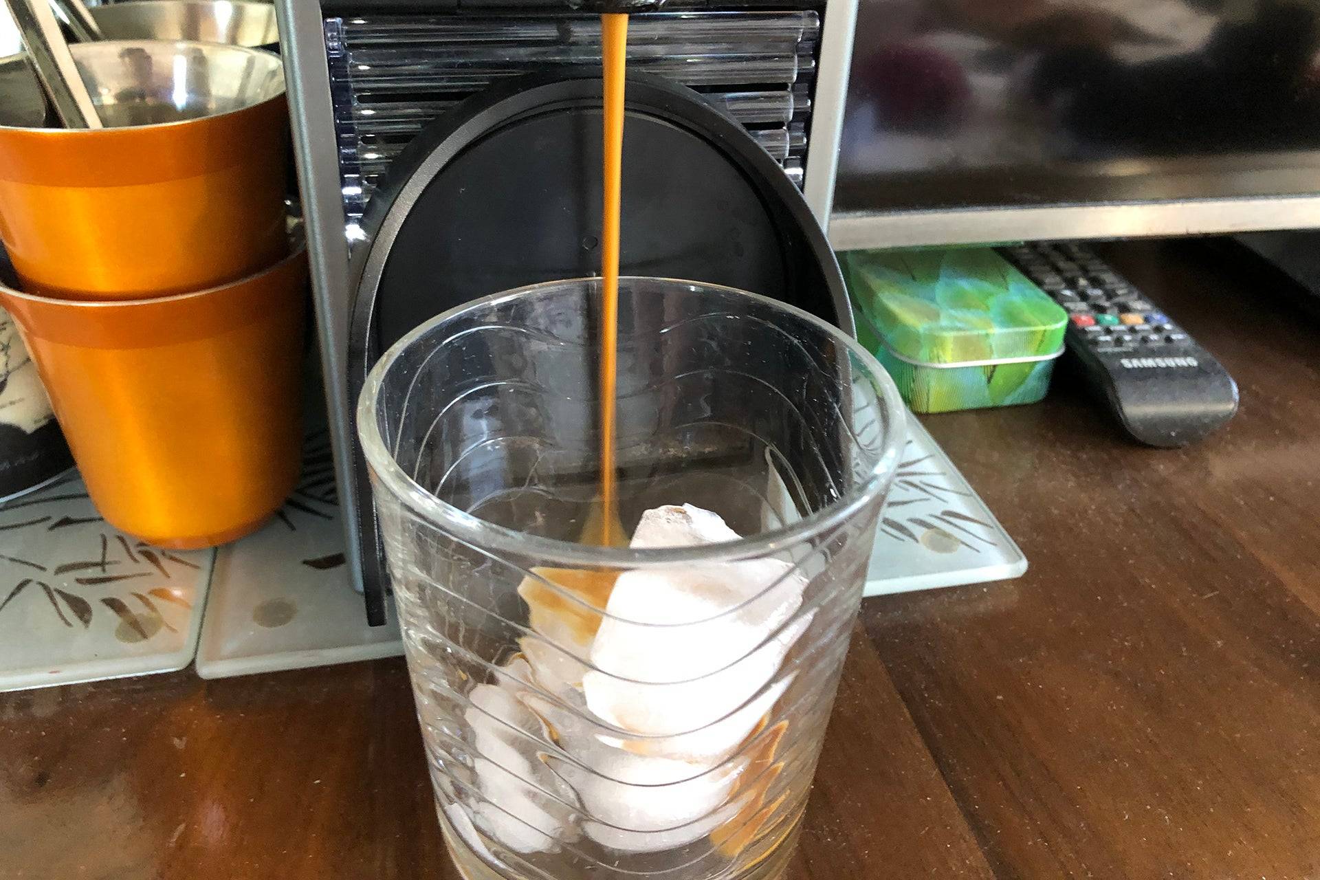 Iced Coffee Using Nespresso Machine