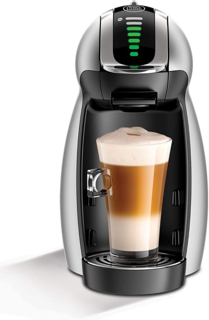 NESCAFÉ Dolce Gusto Coffee Machine, Genio 2, Espresso, Cappuccino and Latte Pod Machine, Silver