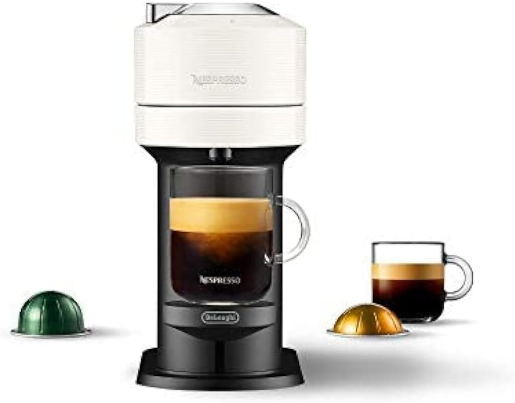 Nespresso Vertuo Next Coffee and Espresso Maker by DeLonghi, White