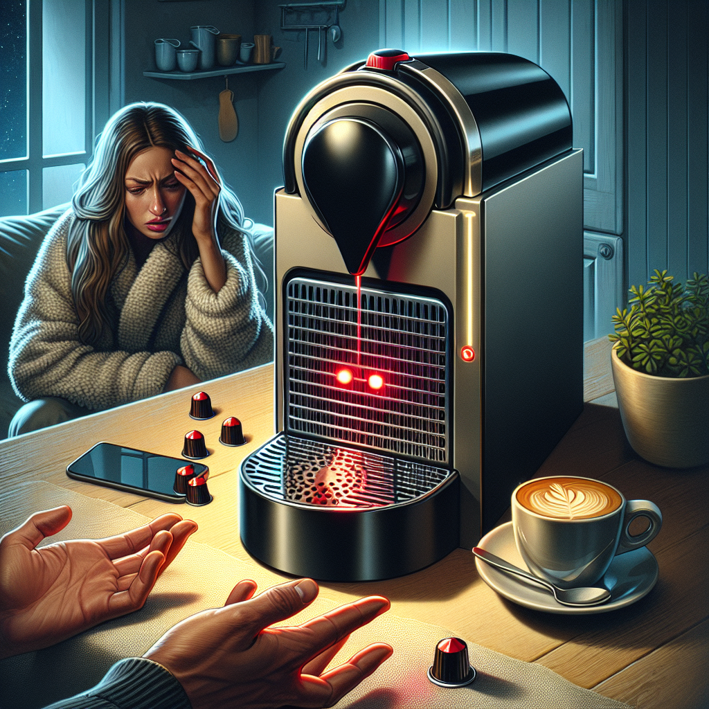 Nespresso Vertuo Two Red Blinks