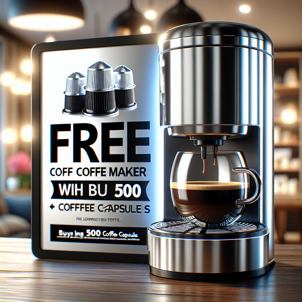Obtén una cafetera Nespresso gratis al comprar 500 cápsulas
