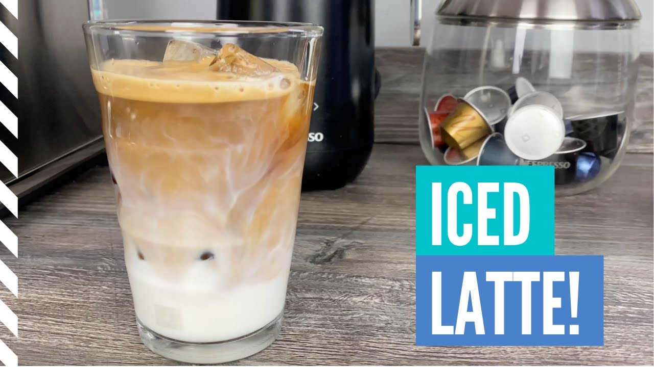Easy Iced Latte Coffee Recipe with a Nespresso Machine