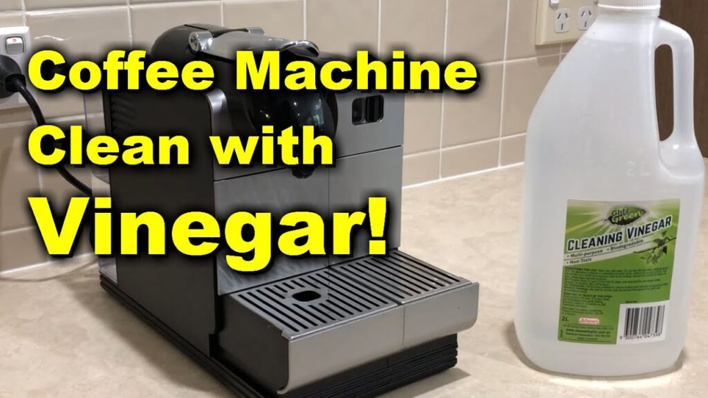 How to Clean Your Delonghi Nespresso Coffee Machine without Nespresso Solution - Vinegar