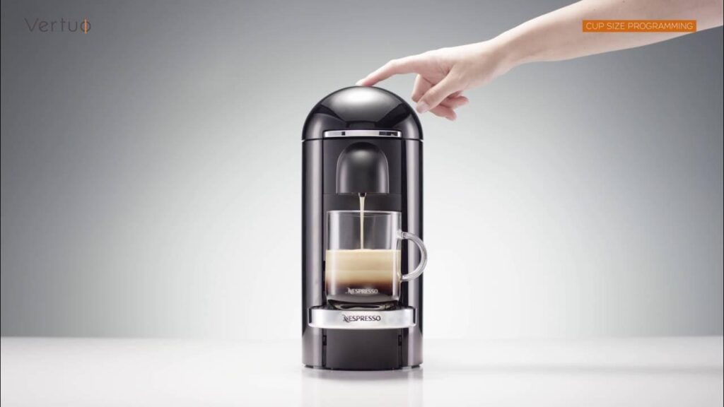 How to Program Cup Size on Nespresso Vertuo Machine