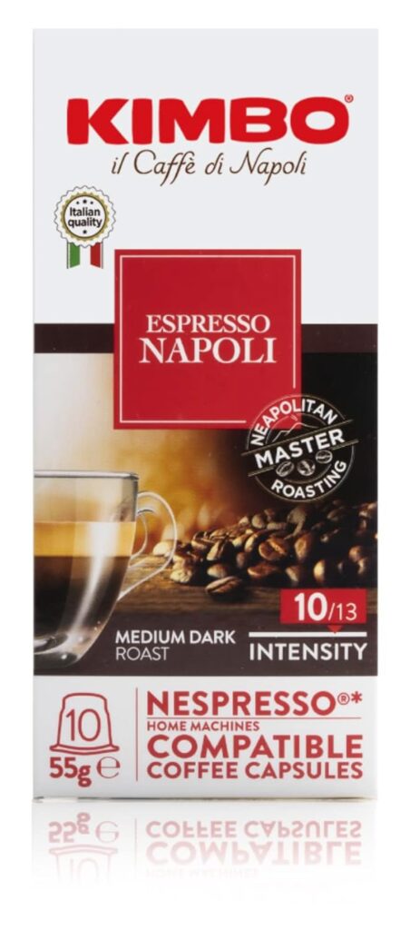 Kimbo Espresso Napoli Nespresso Capsules, 100% Arabica Coffee (Pack of 100 Capsules)