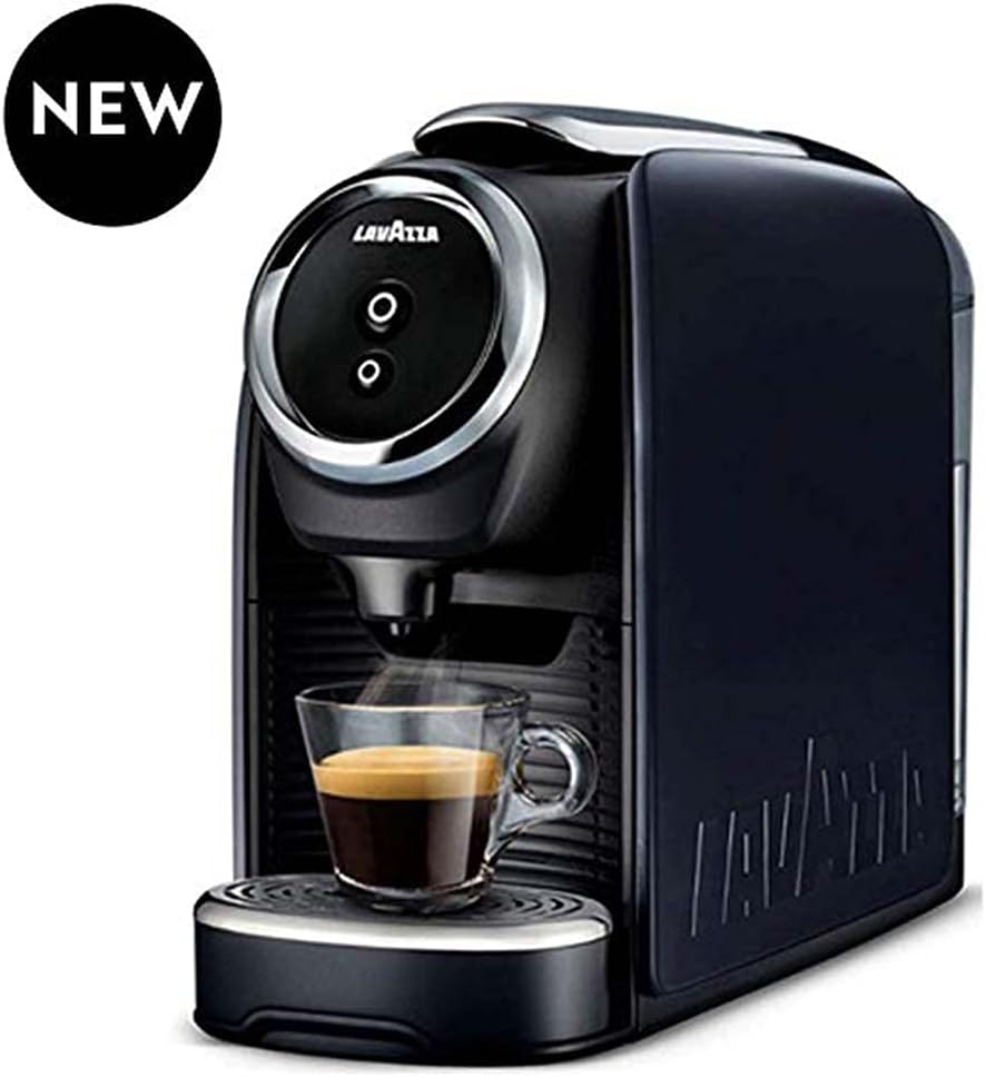 Lavazza BLUE Classy Mini Single Serve Espresso Coffee Machine LB 300, 5.3 x 13 x 10.2 2 Coffee selections: simple touch controls, 1 programmable free dose and 1 pre-set