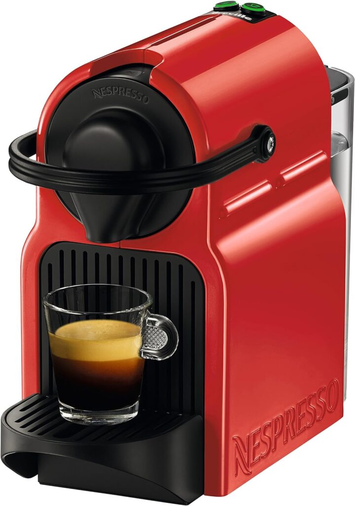 Nespresso BEC120RED Inissia Espresso Machine by Breville, 24 ounces, Red