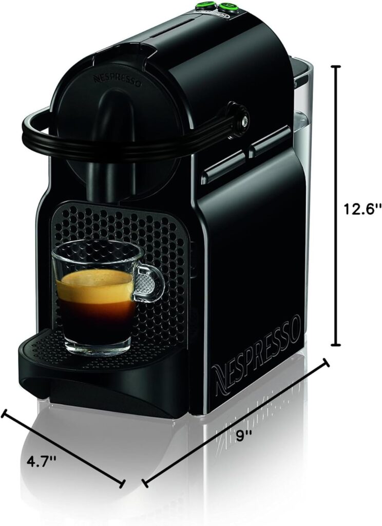 Nespresso Inissia Espresso Machine by DeLonghi,24 oz, Black