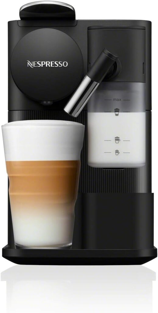 Nespresso Lattissima One Original Espresso Machine with Milk Frother by DeLonghi, Shadow Black