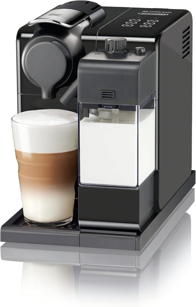 Nespresso Lattissima Touch Espresso Machine with Milk Frother by DeLonghi, Washed Black