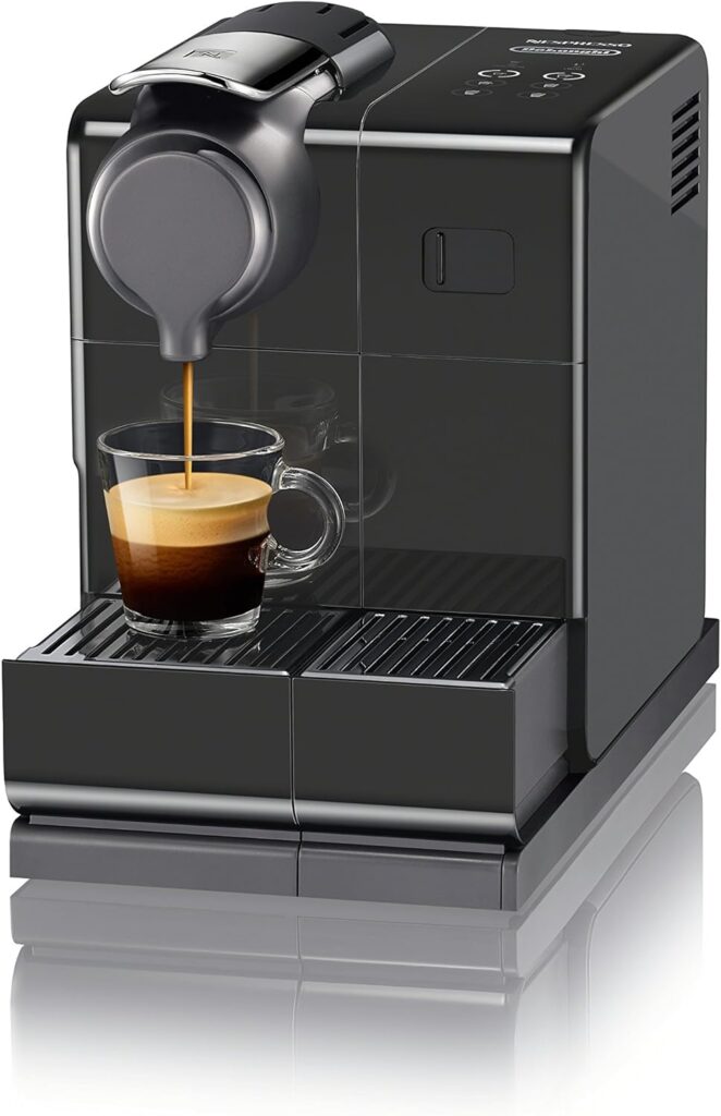 Nespresso Lattissima Touch Espresso Machine with Milk Frother by DeLonghi, Washed Black