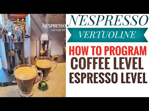 Resetting Default Settings on NESPRESSO VertuoLine Coffee Espresso Maker